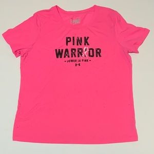 Under Armour Pink Warrior Tee